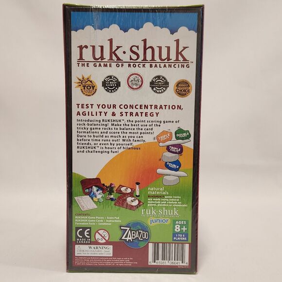 Zabazoo Ruk-Shuk‎ The Game Of Rock Balancing NEW & SEALED - Picture 1 of 7